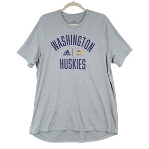 Adidas Washington Huskies Creator Tee Men's XL Gray AEROREADY‎ T-Shirt
